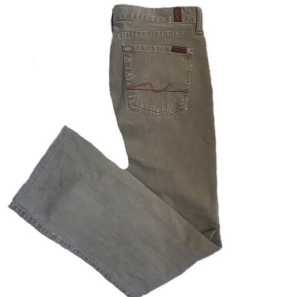 7 For All Mankind Pants - 7 for all mankind tan bootcut pants size 29